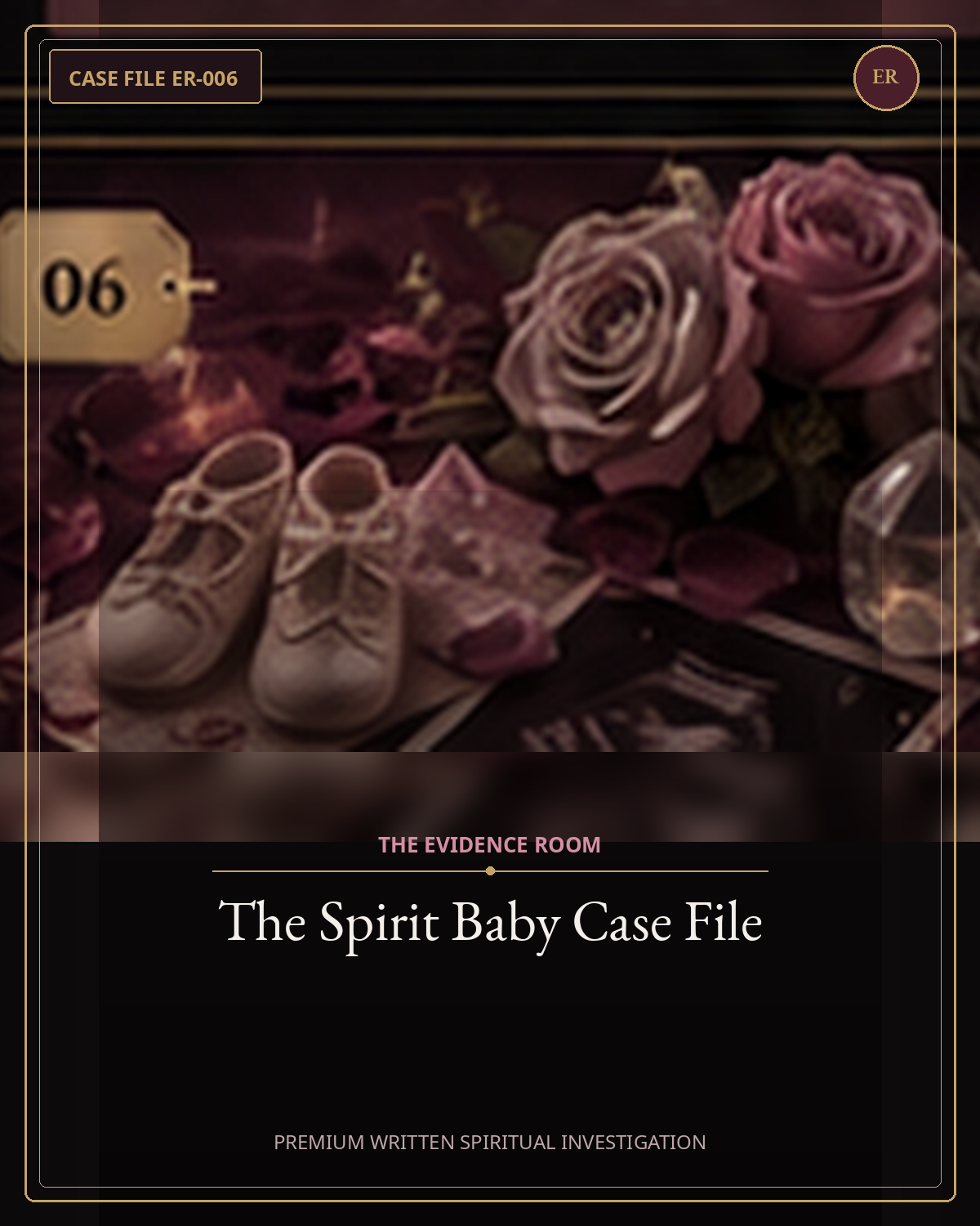 The Spirit Baby Case File — Evidence Room premium written spiritual investigation