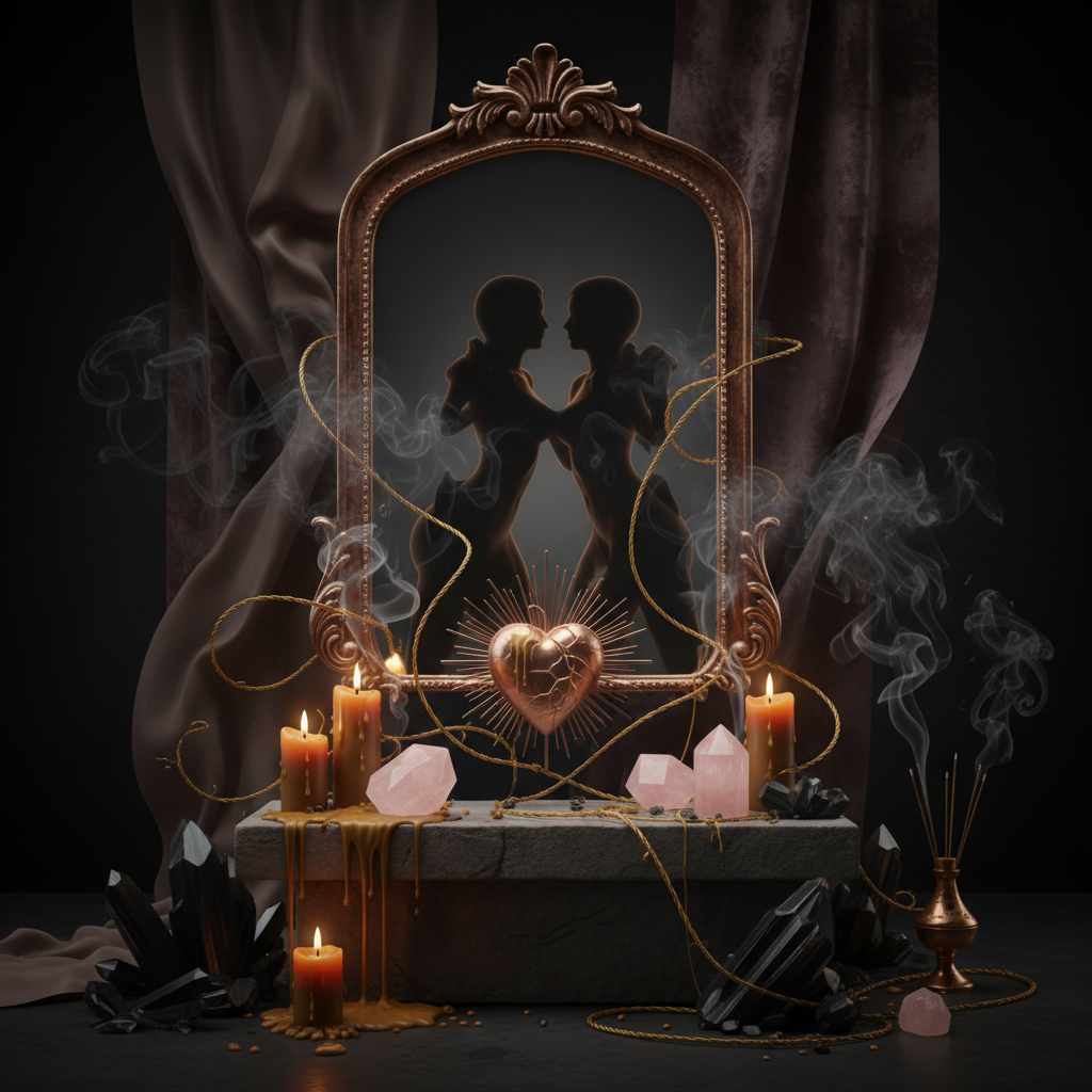 Sacred altar representing divine love and spiritual discernment in relationships