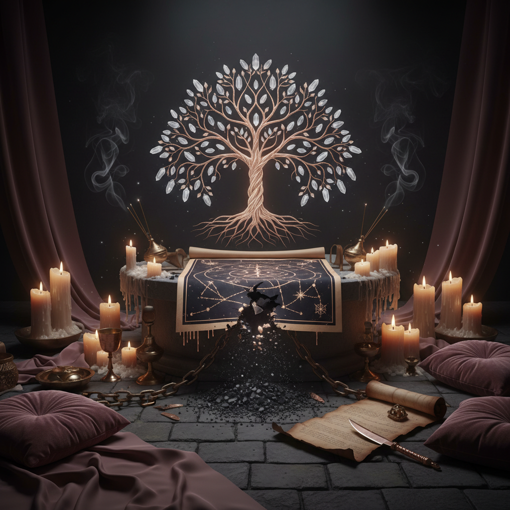 Sacred blueprint altar for lineage healing and generational transformation