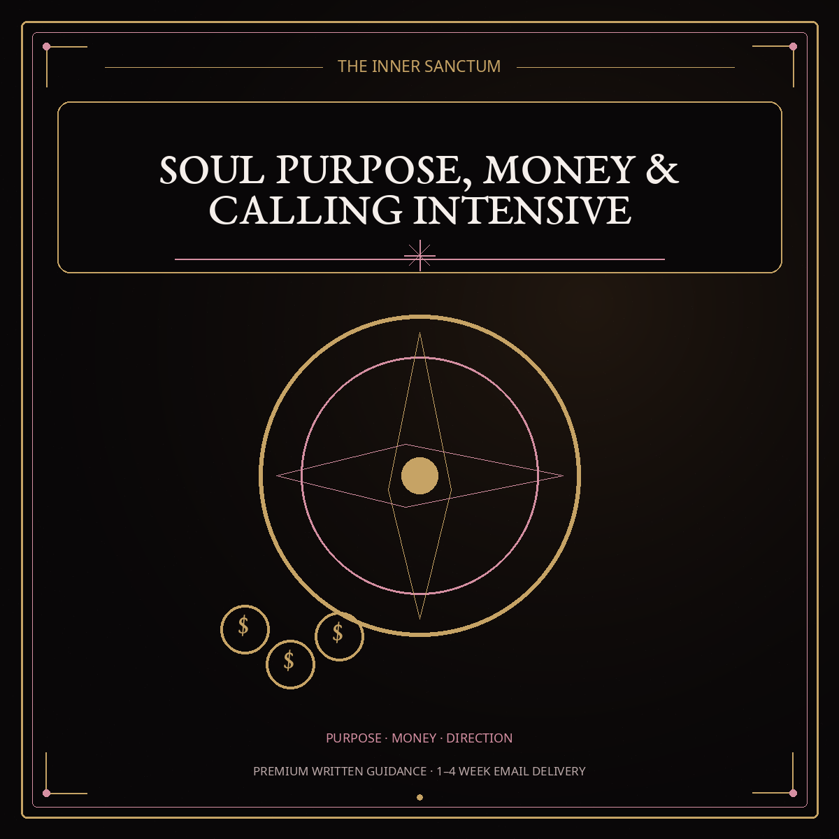 Soul purpose money and calling intensive cover