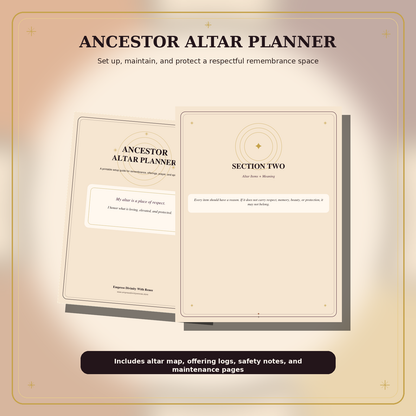 Ancestor Connection Suite altar planner preview image