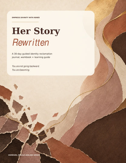 Her Story Rewritten digital journal cover