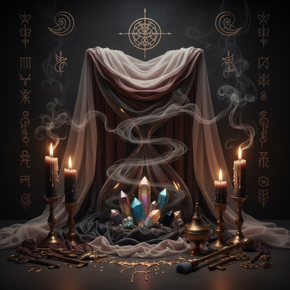 Ancient altar representing past life exploration and soul memory