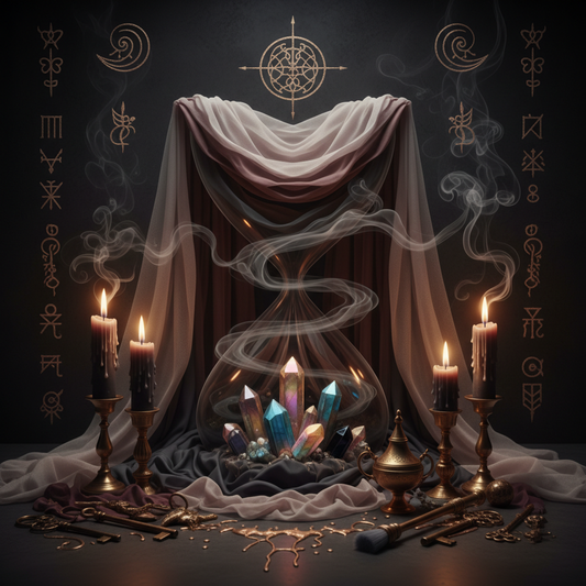 Ancient altar representing past life exploration and soul memory