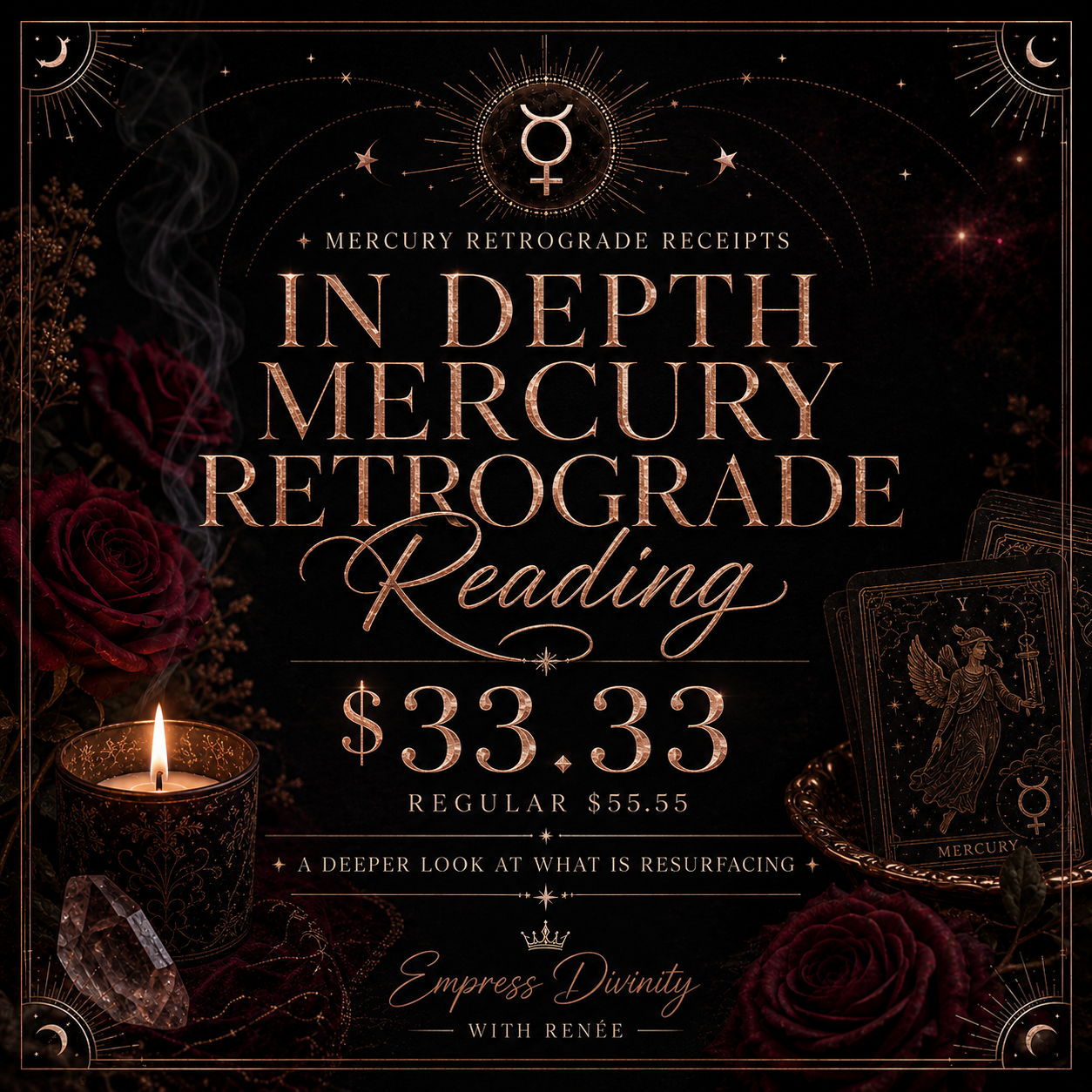 In Depth Mercury Retrograde Reading product graphic