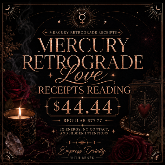 Mercury Retrograde Love Receipts Reading product graphic