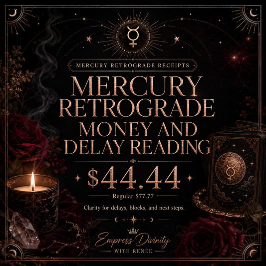 Mercury Retrograde Money And Delay Reading product graphic