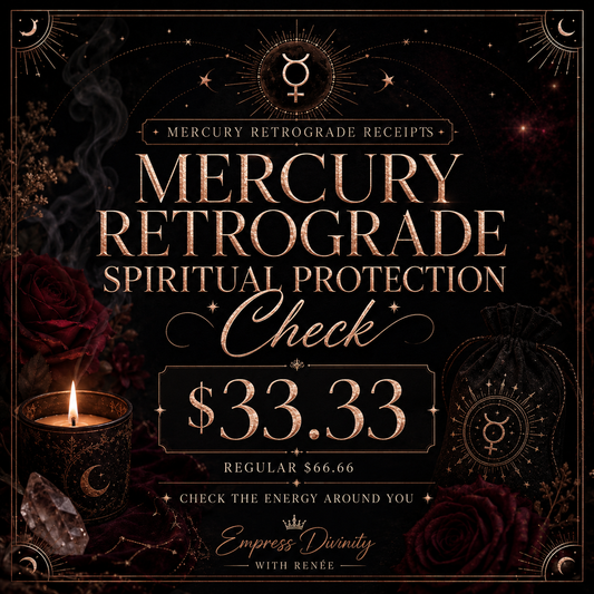 Mercury Retrograde Spiritual Protection Check product graphic