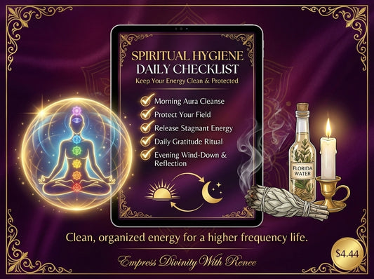 Spiritual Hygiene Daily Checklist
