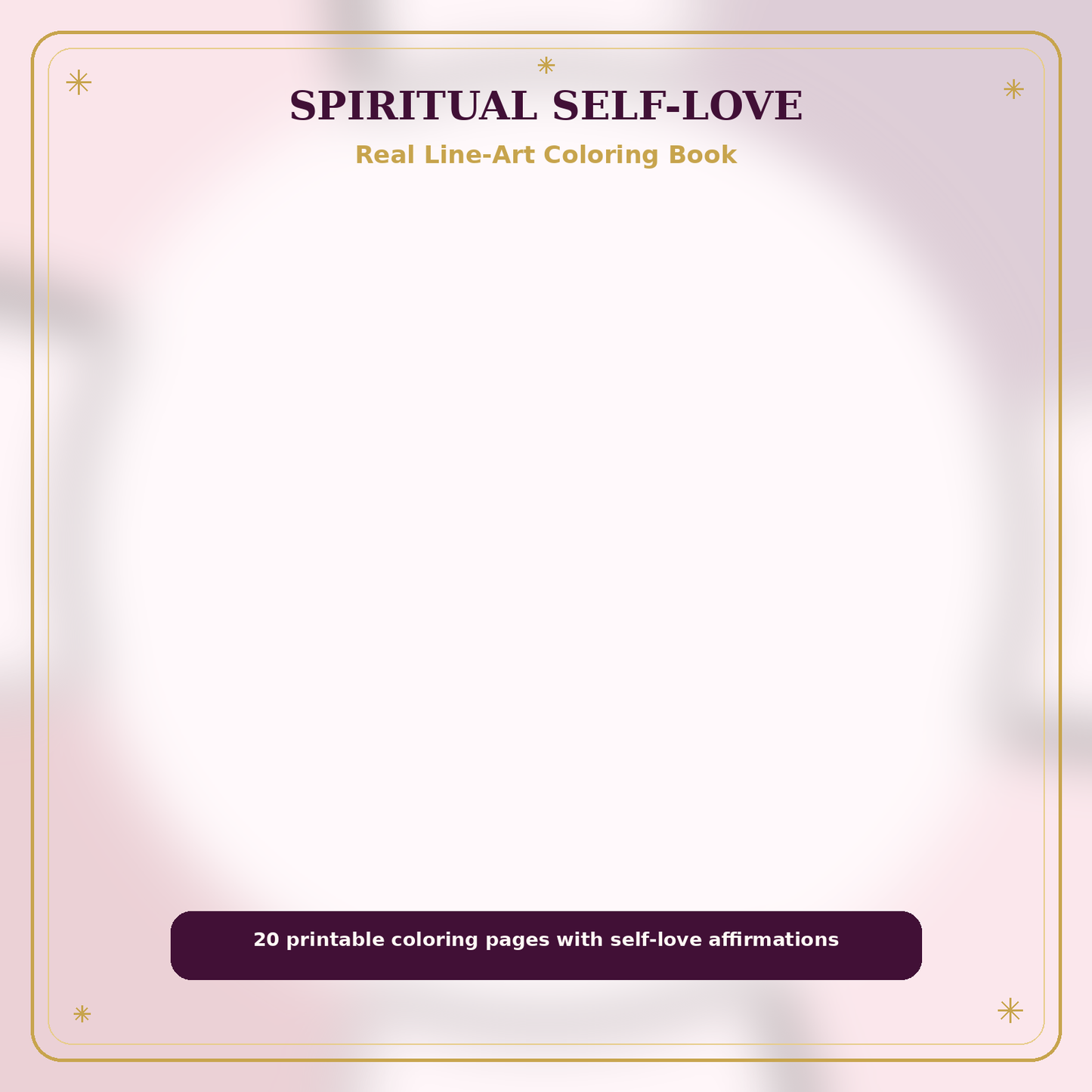 Self-Love Reset Suite coloring book preview image