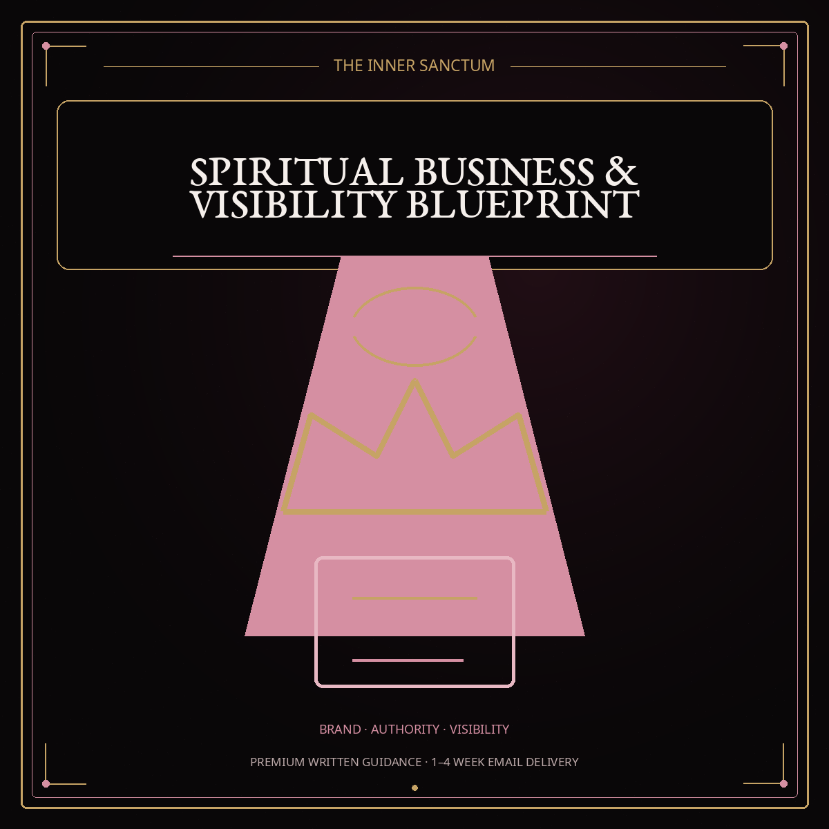 Spiritual business and visibility blueprint cover