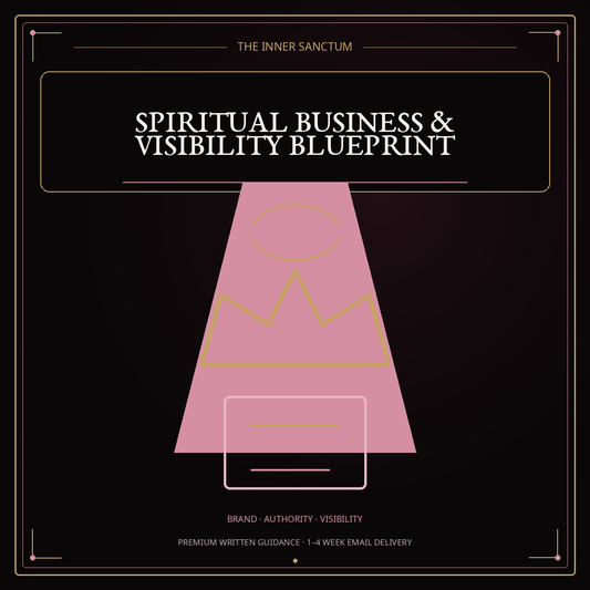 Spiritual business and visibility blueprint cover